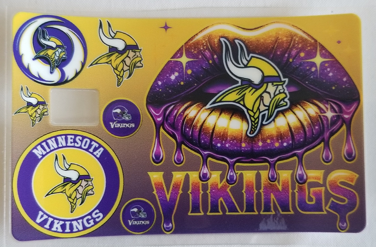 VDTFDW- Credit Card Wraps | Minnesota Vikings 1