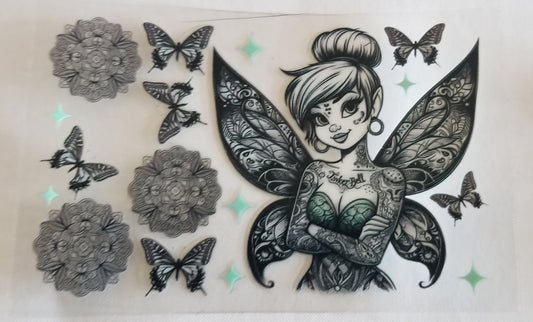 VDTFDW- Credit Card Wraps | Tattoo Tinkerbell