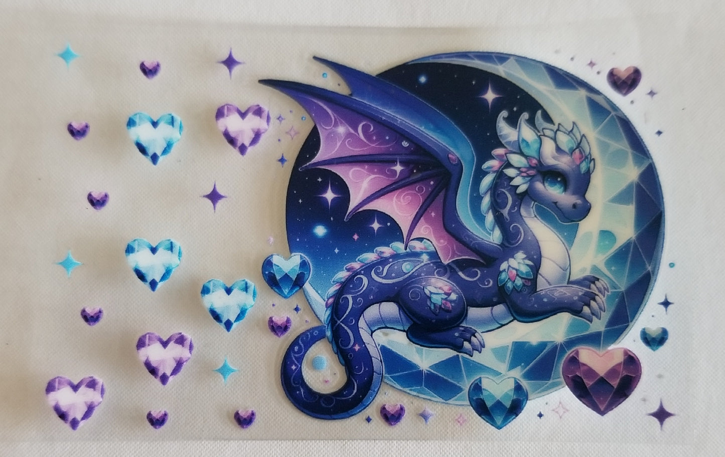 VDTFDW- Credit Card Wraps | Purple Dragon