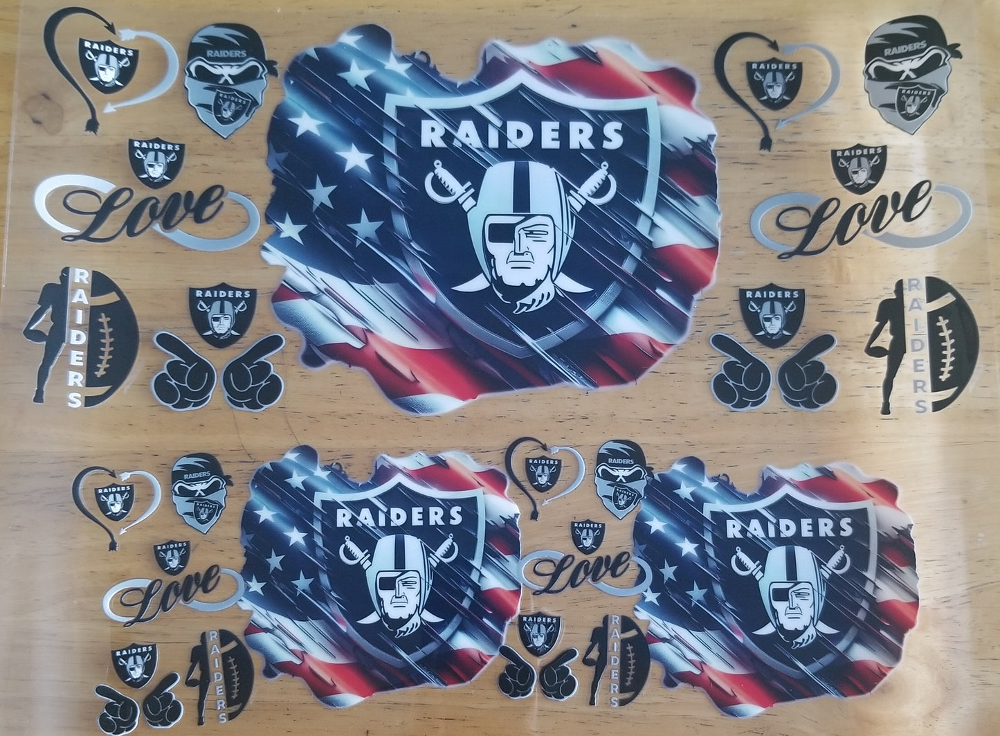 VDTFDW- 40 Oz UVDTF Wraps | Raiders