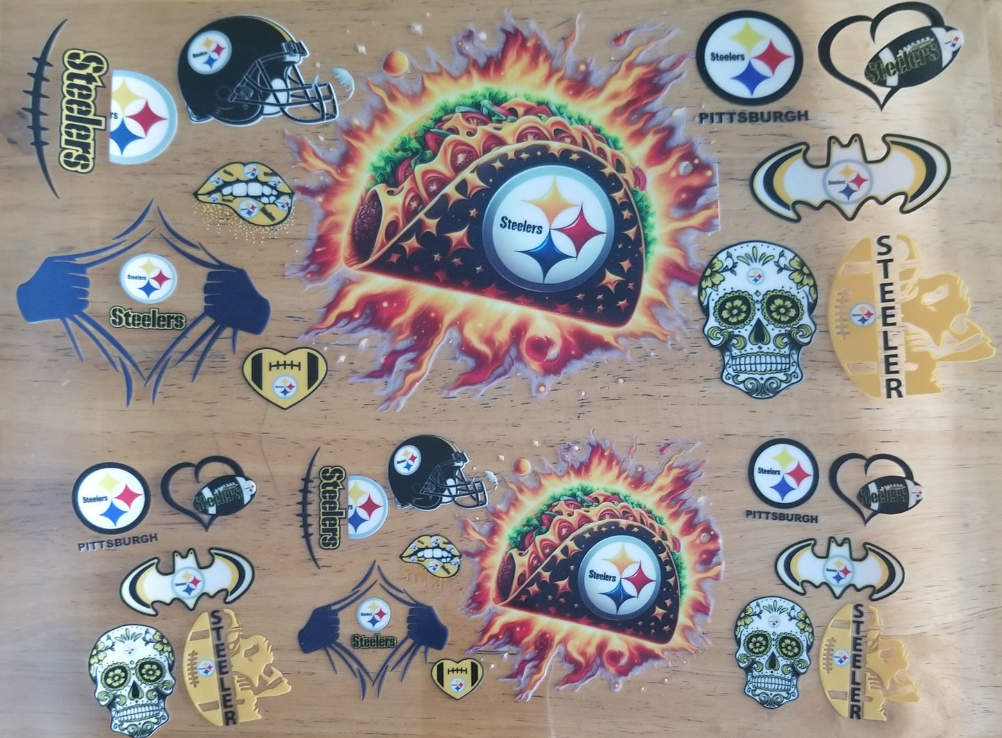 VDTFDW- 40 Oz UVDTF Wraps | Steelers