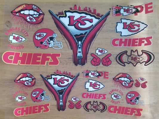 VDTFDW- 40 Oz UVDTF Wraps | Kansas City Chiefs