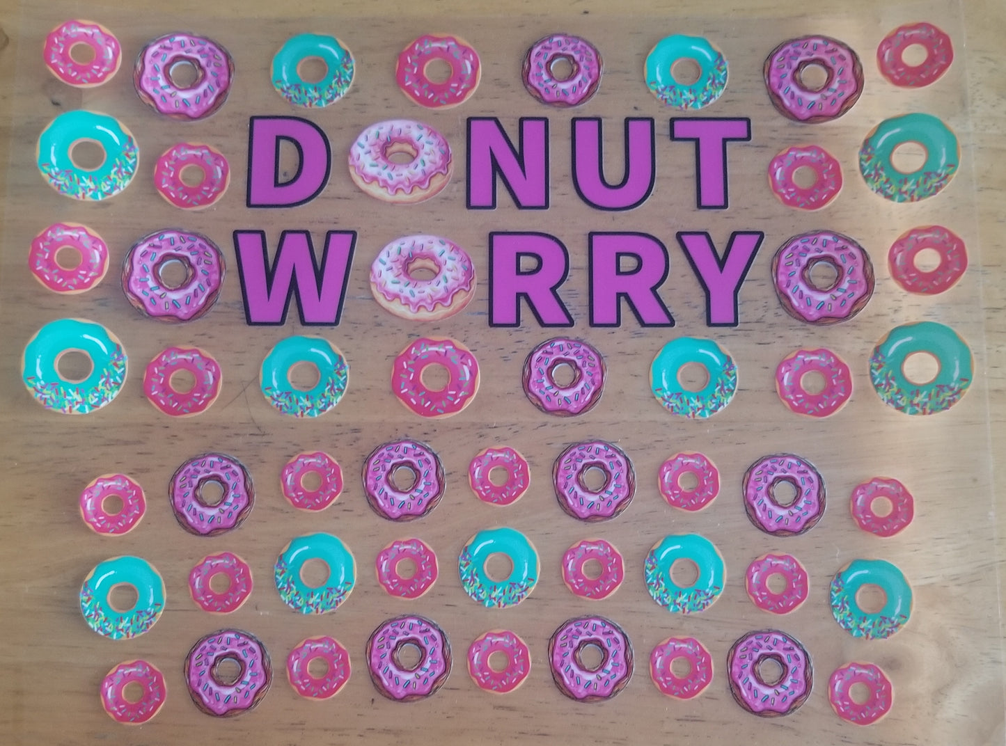 VDTFDW- 40 Oz UVDTF Wraps | Donut Worry