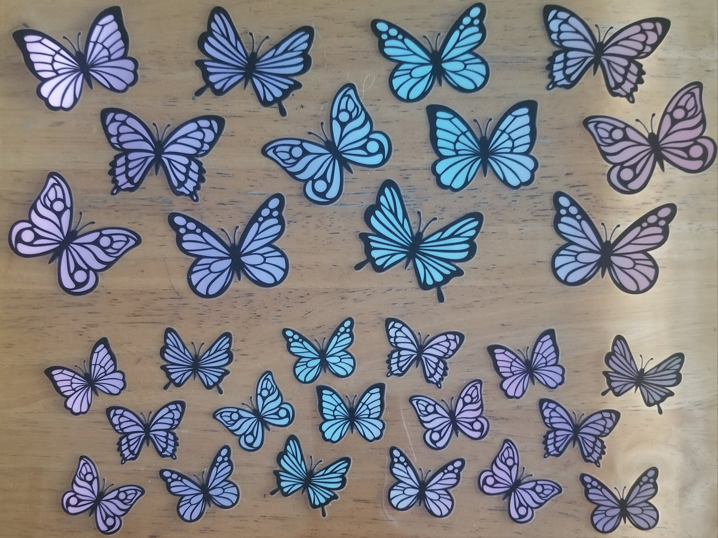 VDTFDW- 40 Oz UVDTF Wraps | Butterflies