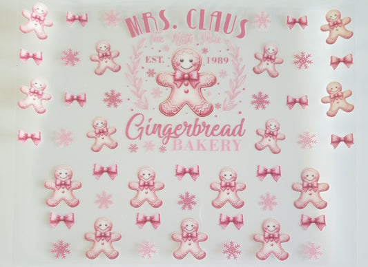 VDTFDW- 40 Oz UVDTF Wraps | Mrs. Claus