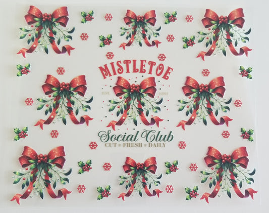 VDTFDW- 20 Oz UVDTF Wraps | Mistletoe Social Club