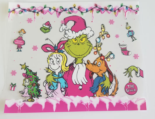 VDTFDW- 20 Oz UVDTF Wraps | Grinch 1