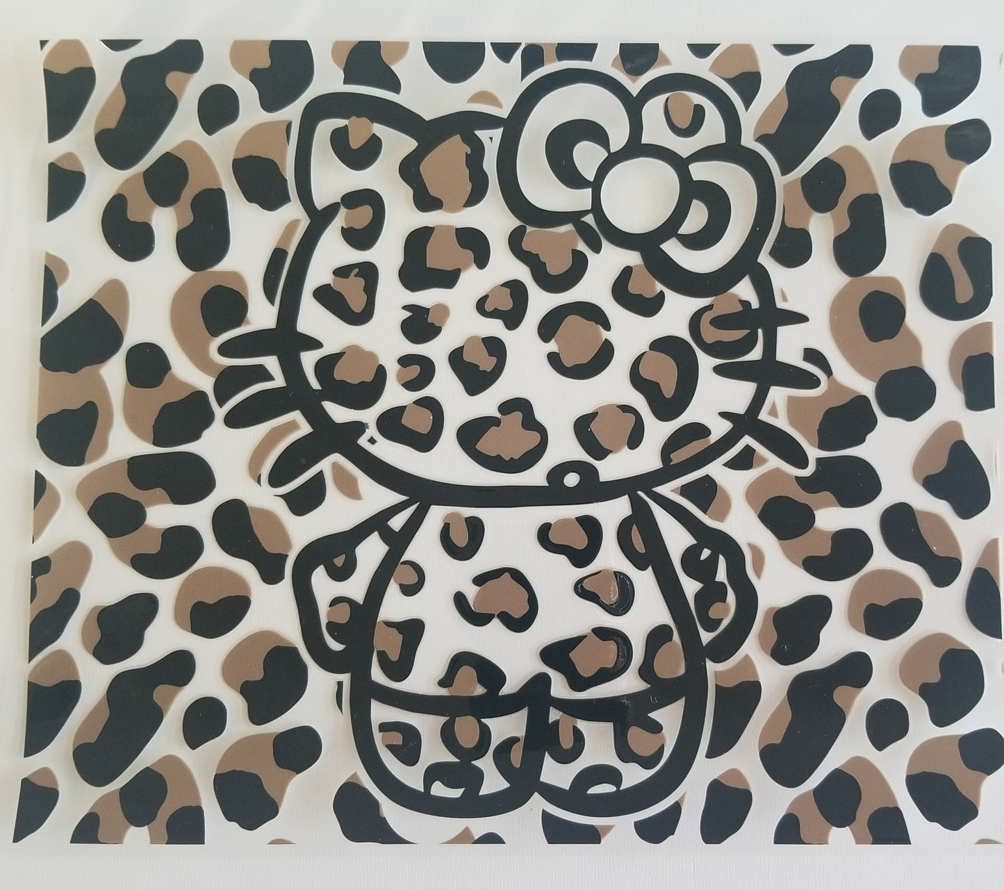 VDTFDW- 20 Oz UVDTF Wraps | Hello Kitty (Leopard)