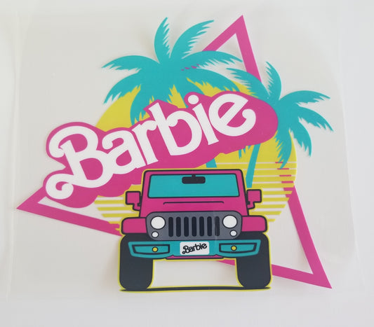 VDTFDW- 20 Oz UVDTF Wraps | Barbie Jeep