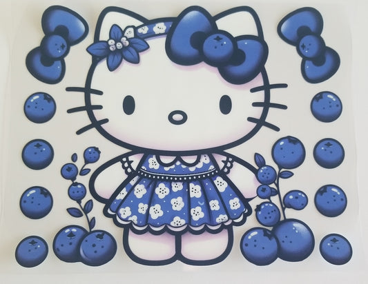 VDTFDW- 20 Oz UVDTF Wraps | Hello Kitty (Blueberry)