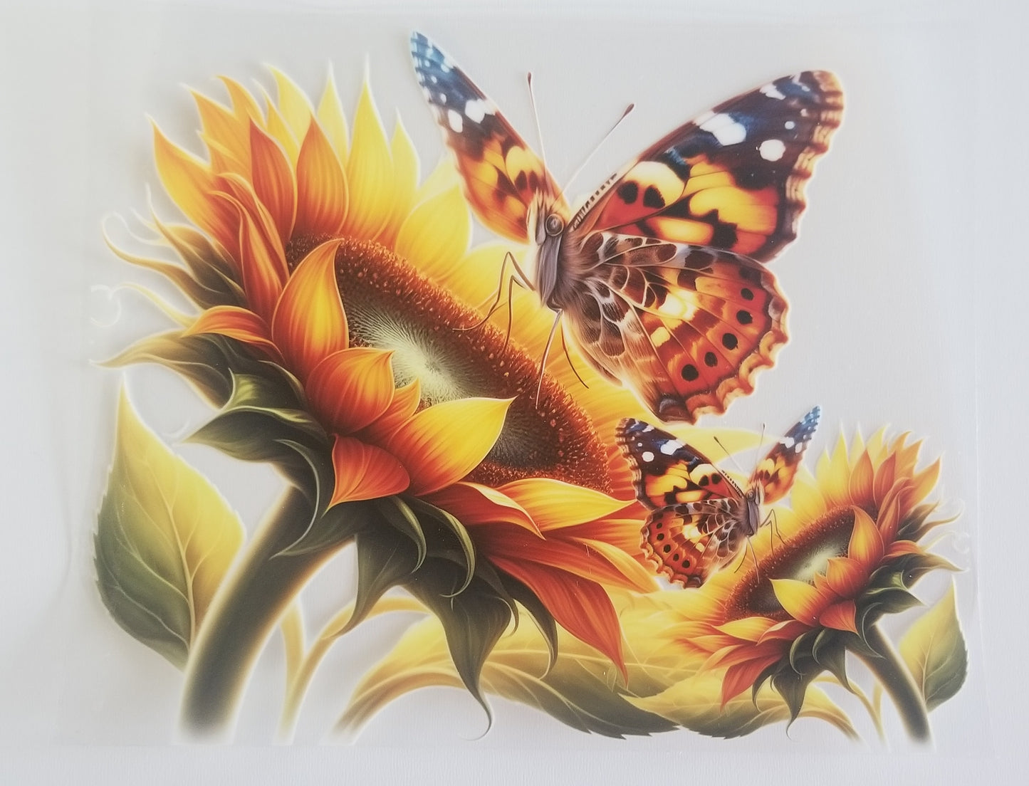 VDTFDW- 20 Oz UVDTF Wraps | Sunflowers and Butterflies