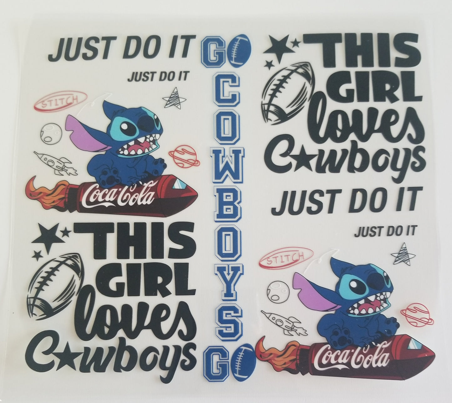 VDTFDW- 20 Oz UVDTF Wraps | Cowboys 1