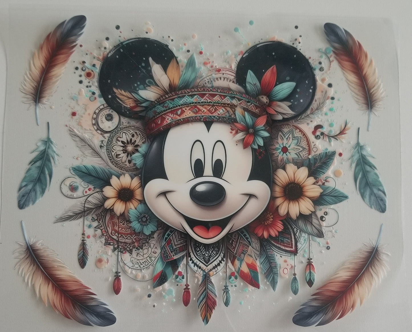 VDTFDW- 20 Oz UVDTF Wraps | Native American Mickey