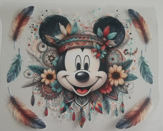 VDTFDW- 20 Oz UVDTF Wraps | Native American Mickey