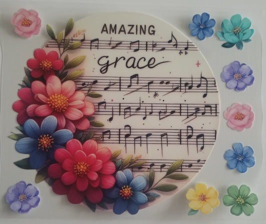 VDTFDW- 20 Oz UVDTF Wraps | Amazing Grace