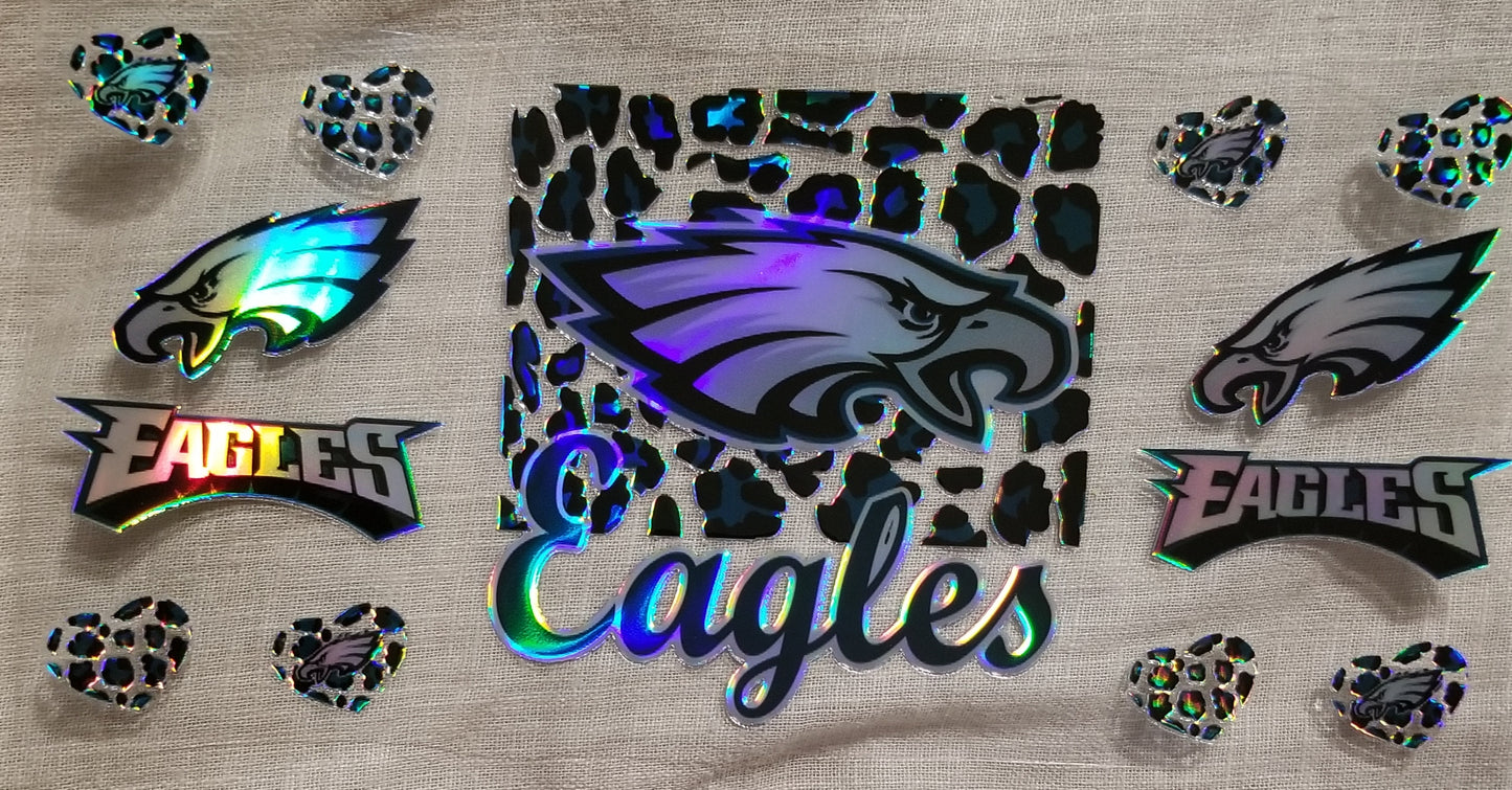 VDTFDW- Holographic Eagles | 16oz Cupwrap