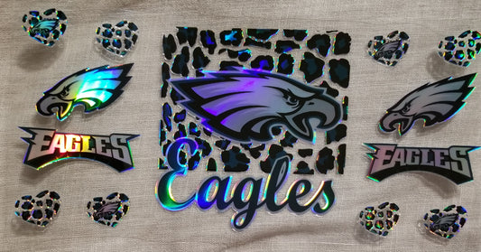 VDTFDW- Holographic Eagles | 16oz Cupwrap