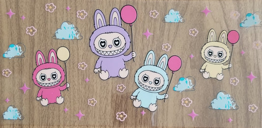 VDTFDW- Children’s Cartoon Labubu 22 | UVDTF Cupwrap
