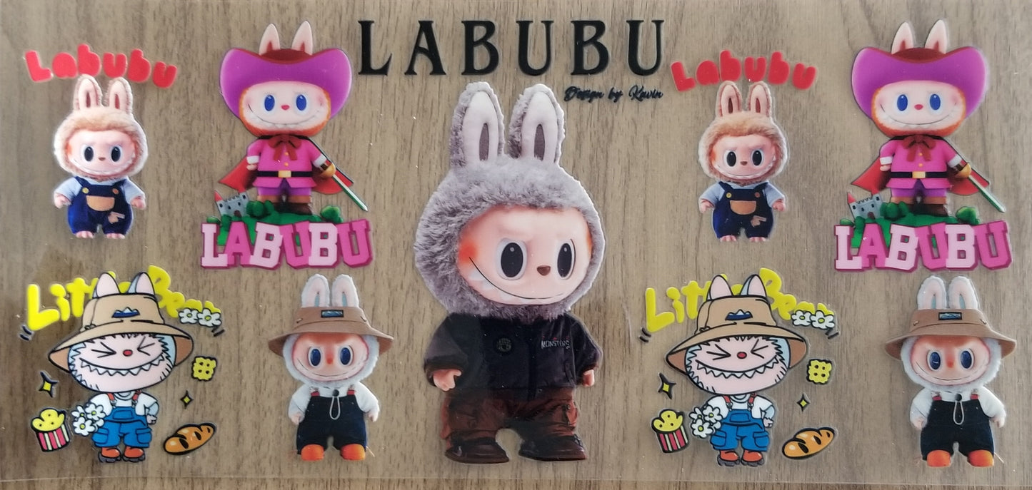 VDTFDW- Children’s Cartoon Labubu 30 | UVDTF Cupwrap