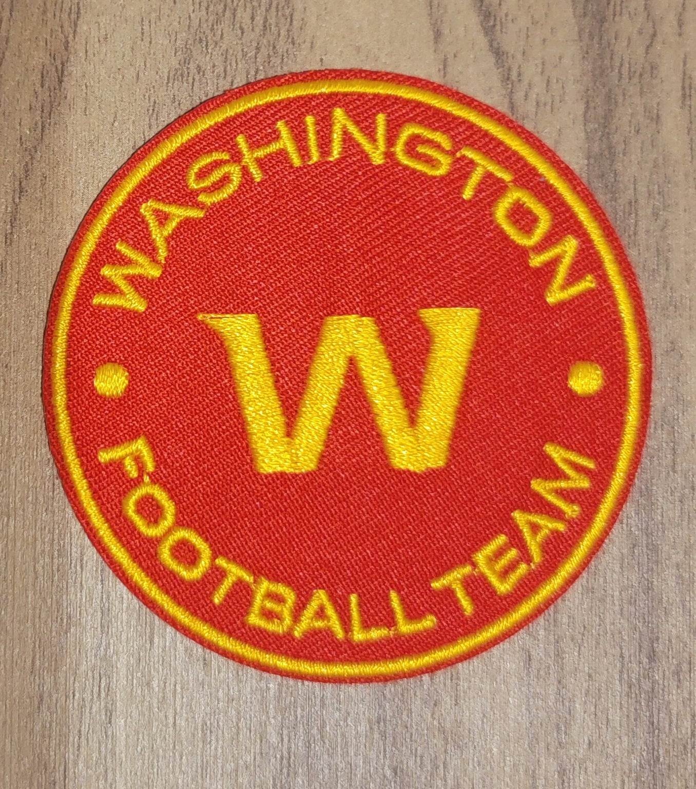 VDTFDW- Iron On Hat Patch- NFL- Washington Commanders 1