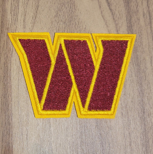 VDTFDW- Iron On Hat Patch- NFL- Washington Commanders 3