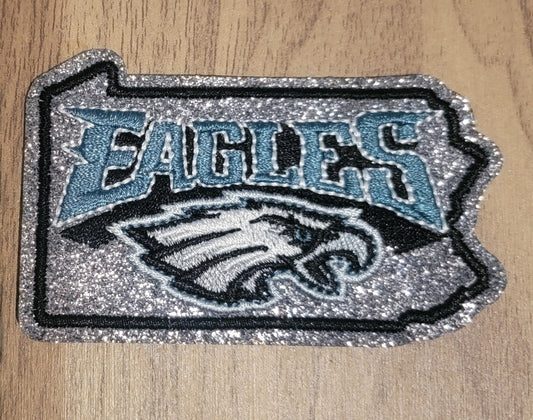 VDTFDW- Iron On Hat Patch- NFL- Eagles 3