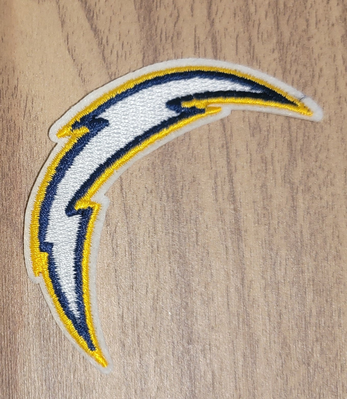 VDTFDW- Iron On Hat Patch- NFL- Chargers 5