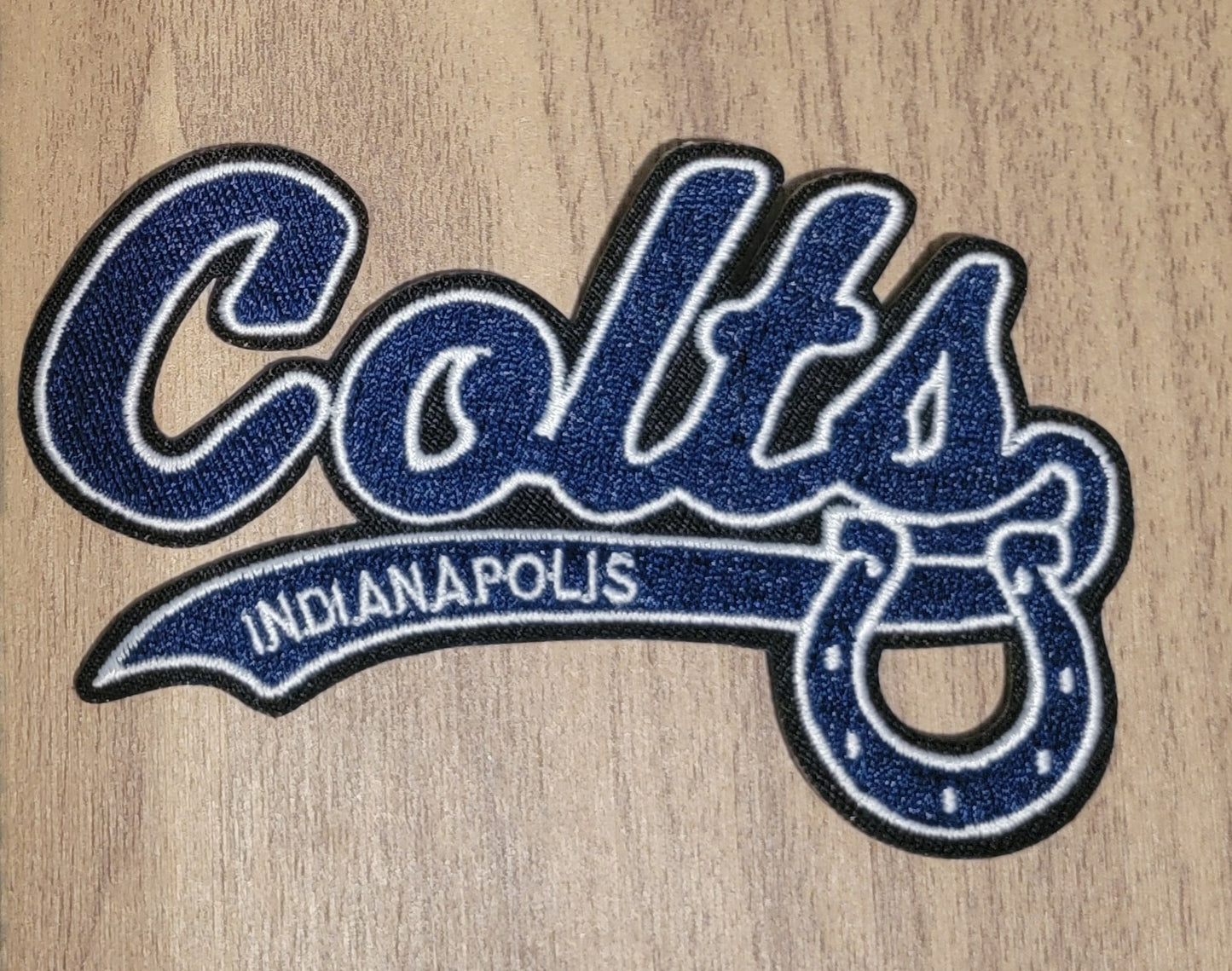 VDTFDW- Iron On Hat Patch- NFL- Colts 4
