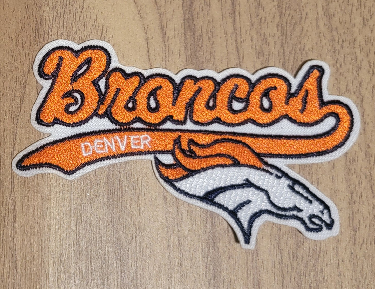 VDTFDW- Iron On Hat Patch- NFL- Broncos 3