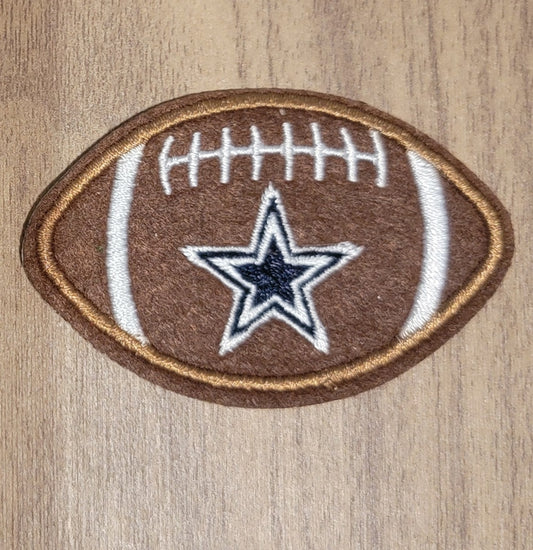 VDTFDW- Iron On Hat Patch- NFL- Dallas Cowboys 1