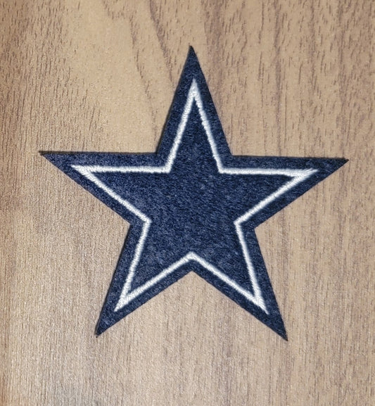 VDTFDW- Iron On Hat Patch- NFL- Dallas Cowboys 2
