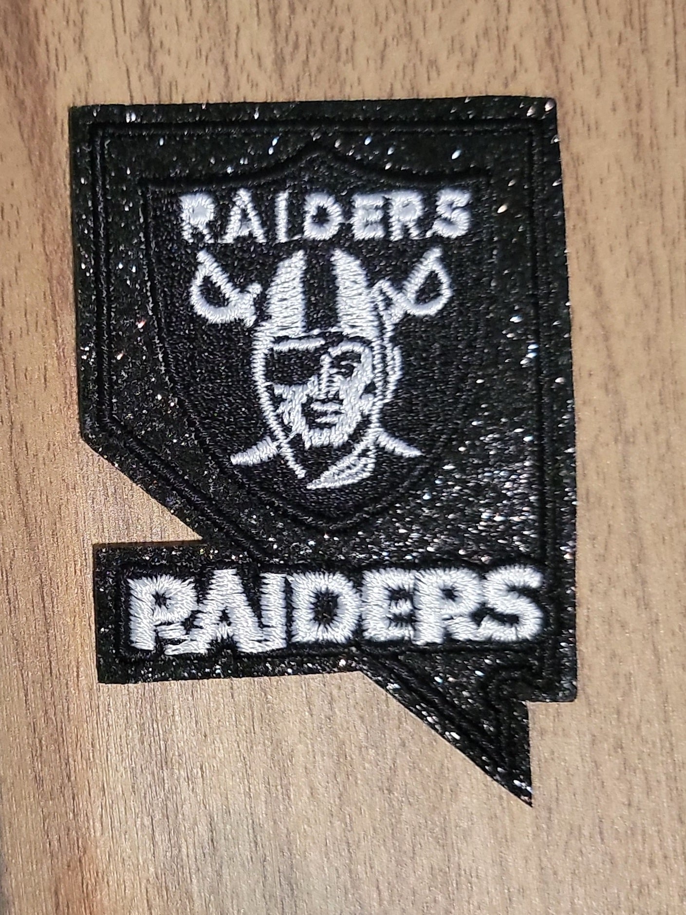 VDTFDW- Iron On Hat Patch- NFL- Raiders 5
