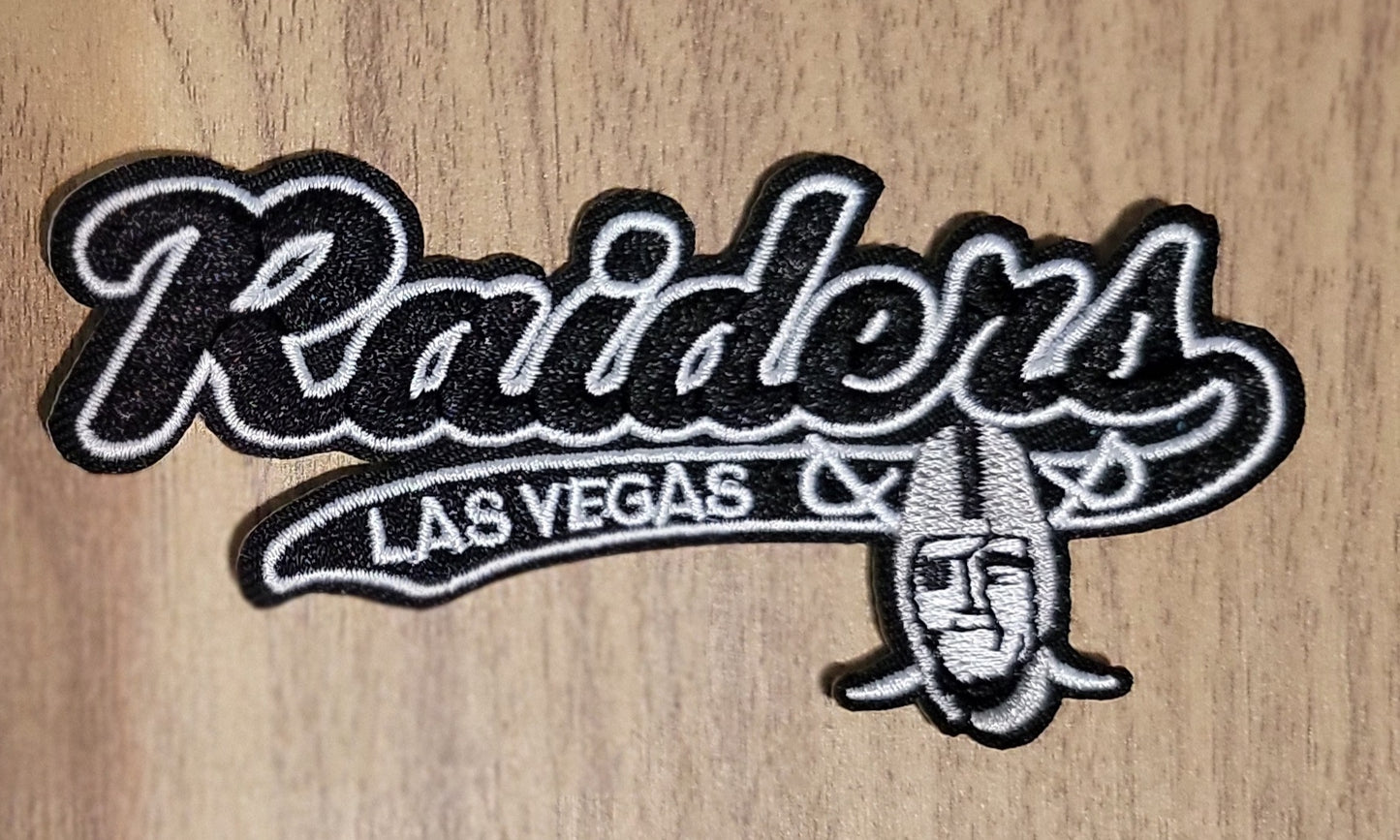 VDTFDW- Iron On Hat Patch- NFL- Raiders 7