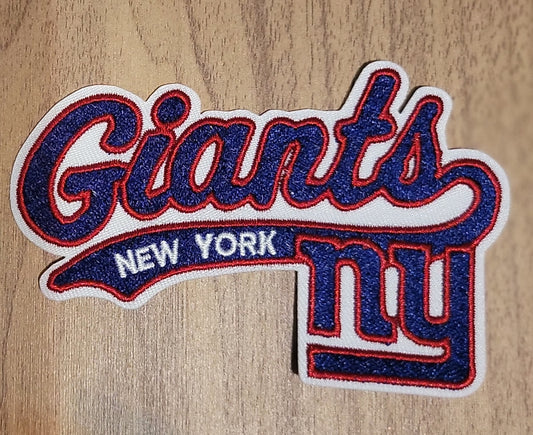 VDTFDW- Iron On Hat Patch- NFL- NY Giants 2