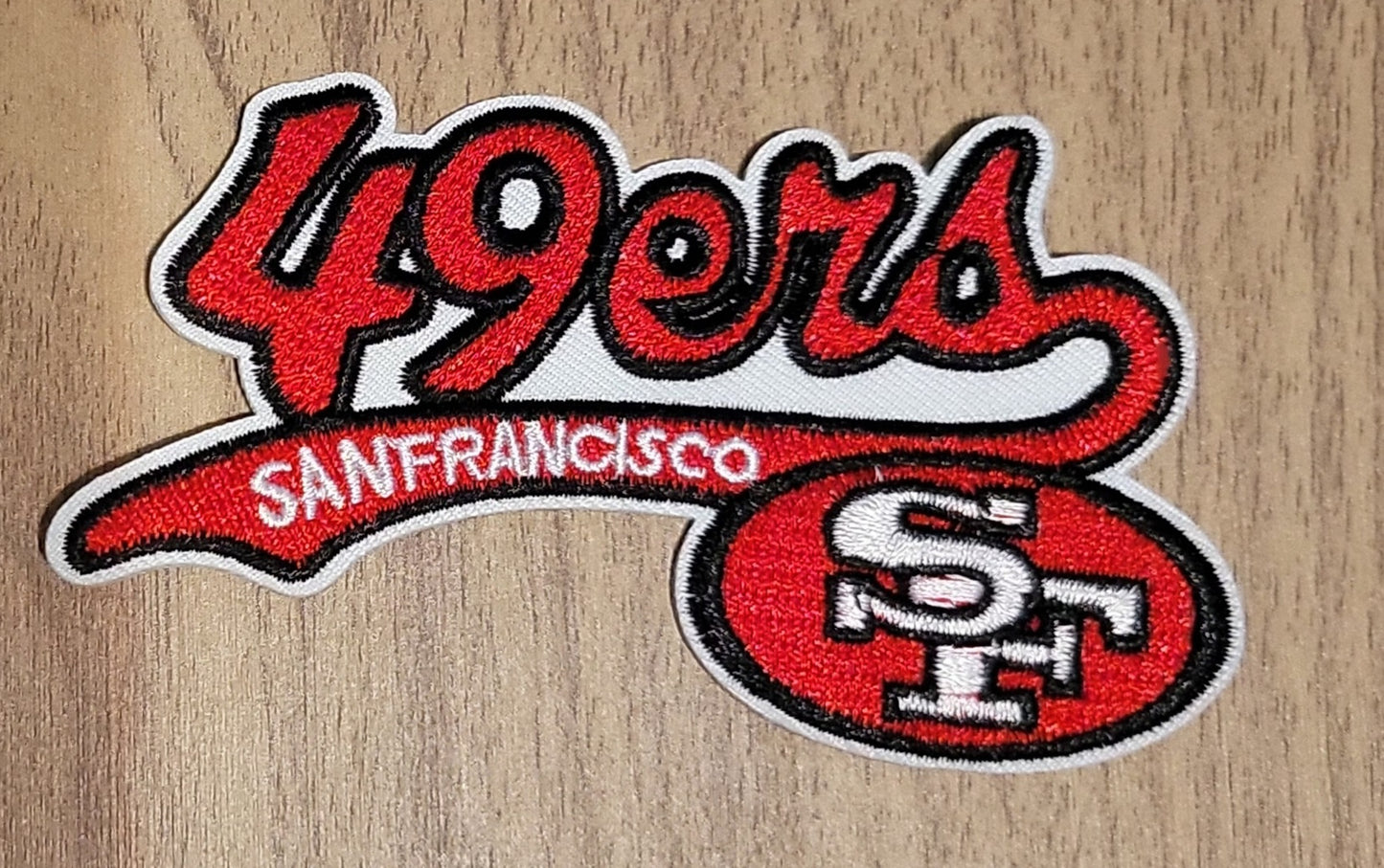VDTFDW- Iron On Hat Patch- NFL- San Francisco 49ers 2