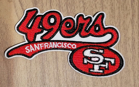 VDTFDW- Iron On Hat Patch- NFL- San Francisco 49ers 2