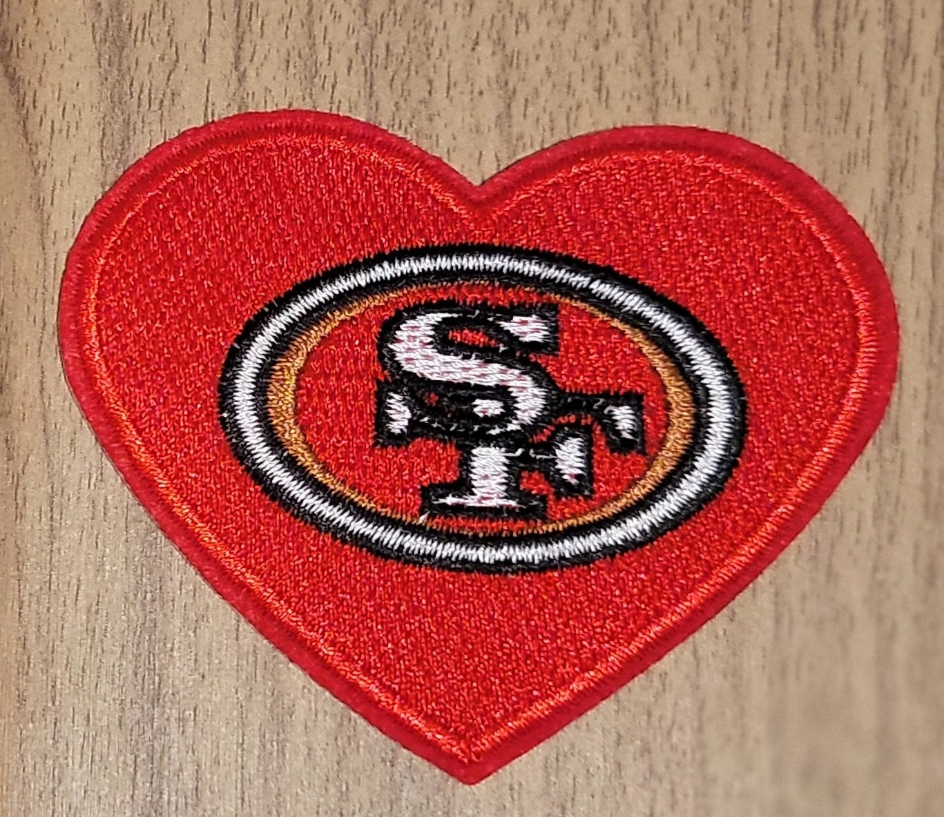 VDTFDW- Iron On Hat Patch- NFL- San Francisco 49ers 3
