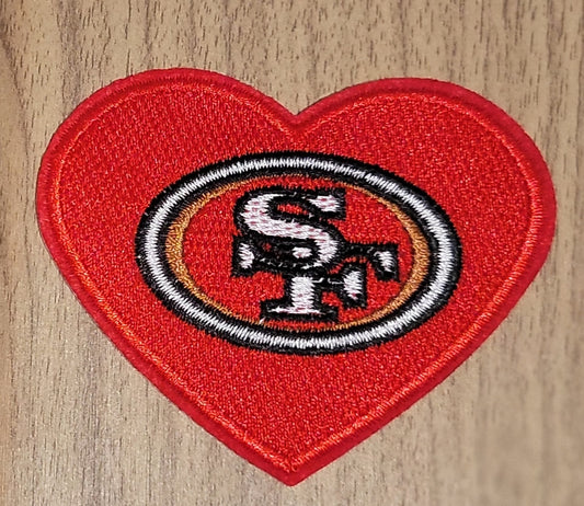 VDTFDW- Iron On Hat Patch- NFL- San Francisco 49ers 3