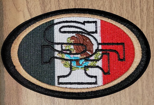 VDTFDW- Iron On Hat Patch- NFL- San Francisco 49ers 4