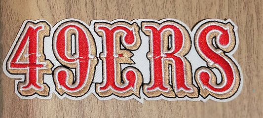 VDTFDW- Iron On Hat Patch- NFL- San Francisco 49ers 5