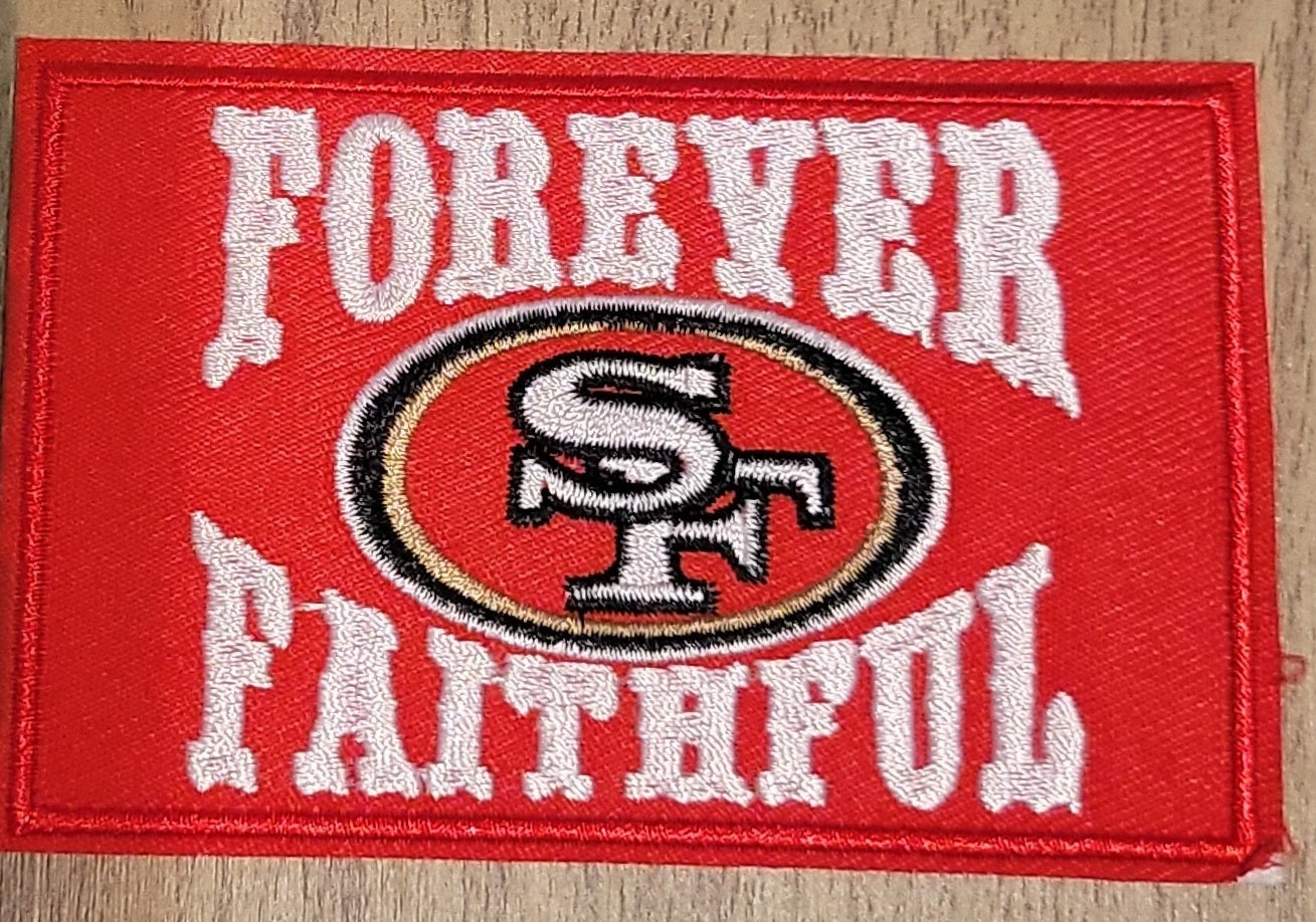 VDTFDW- Iron On Hat Patch- NFL- San Francisco 49ers 4