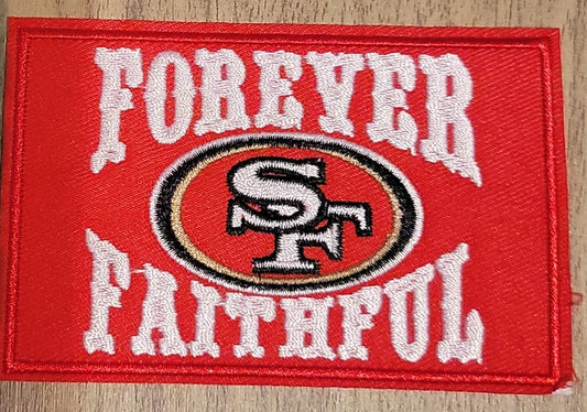 VDTFDW- Iron On Hat Patch- NFL- San Francisco 49ers 4