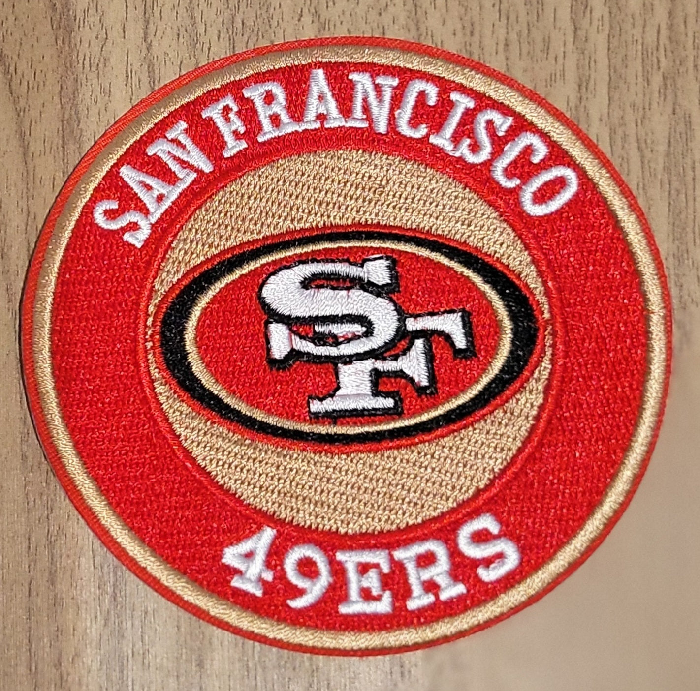 VDTFDW- Iron On Hat Patch- NFL- San Francisco 49ers 10