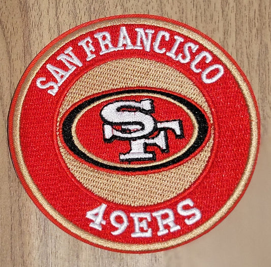 VDTFDW- Iron On Hat Patch- NFL- San Francisco 49ers 10