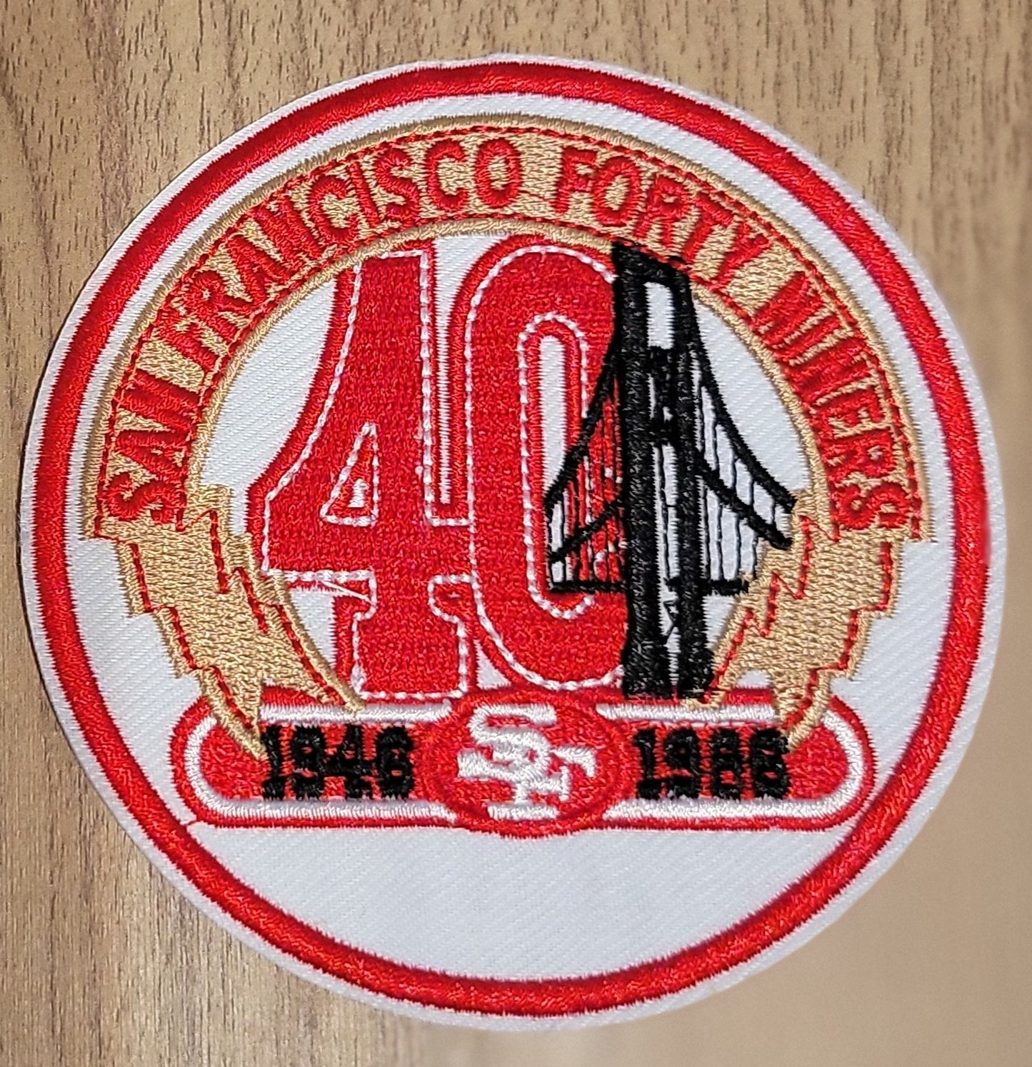 VDTFDW- Iron On Hat Patch- NFL- San Francisco 49ers 11