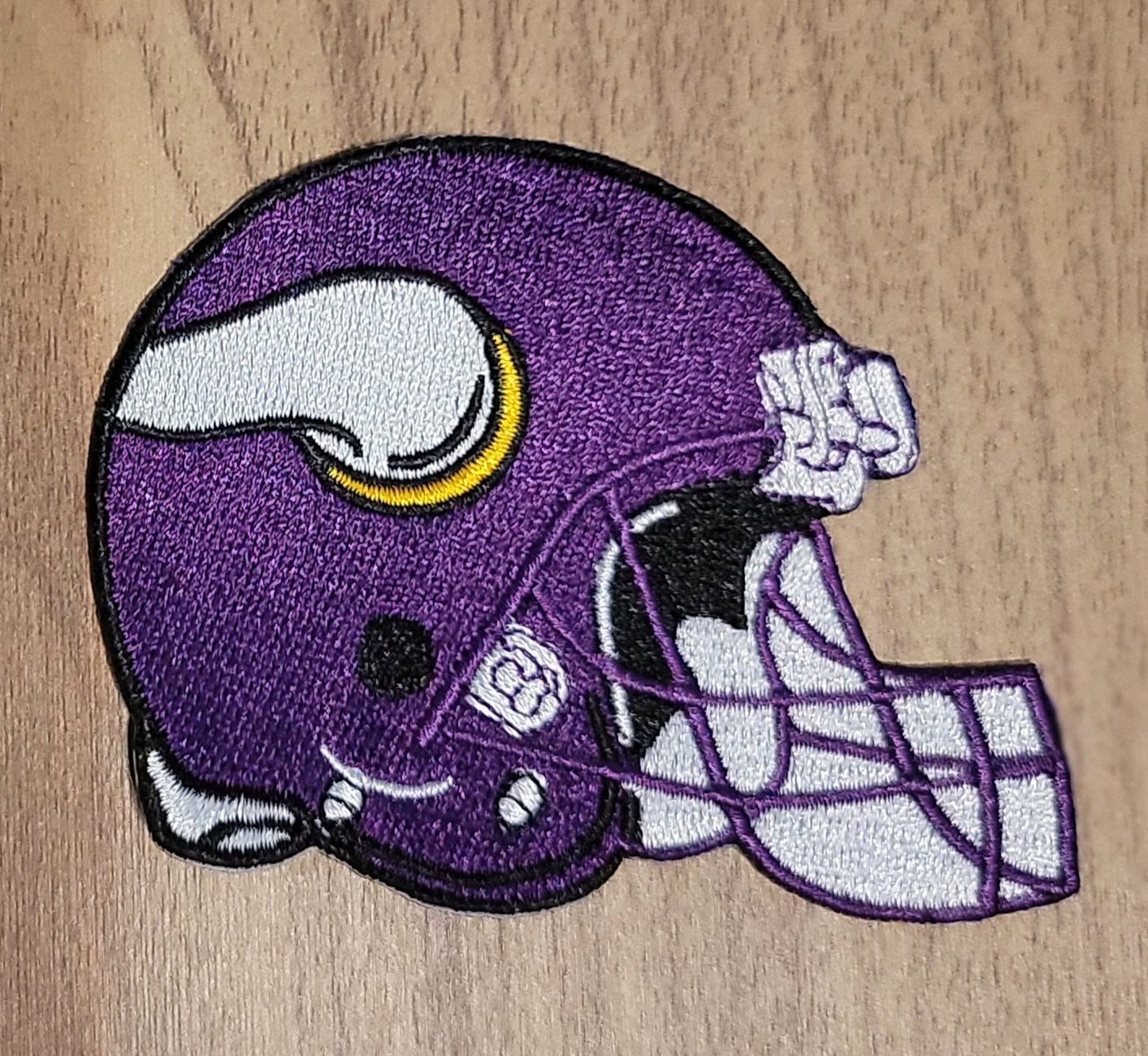VDTFDW- Iron On Hat Patch- NFL- Vikings 2