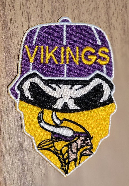 VDTFDW- Iron On Hat Patch- NFL- Vikings 3
