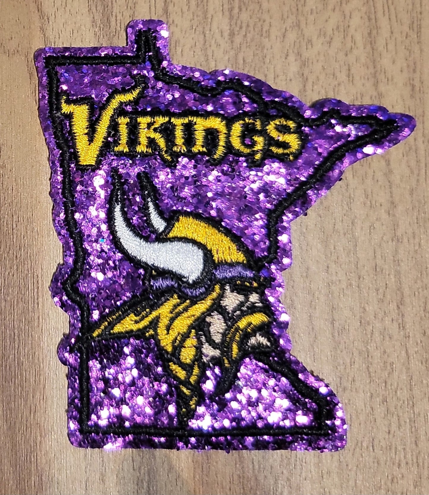 VDTFDW- Iron On Hat Patch- NFL- Vikings 4