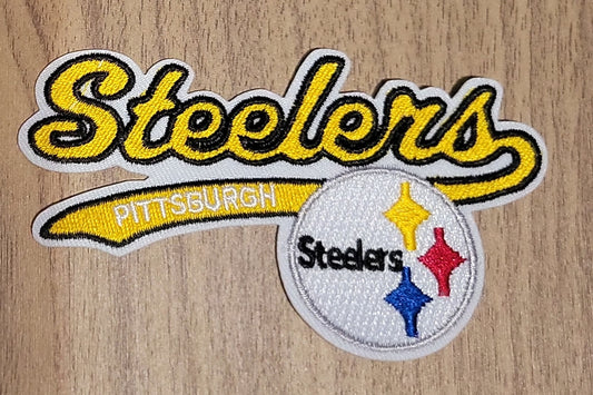 VDTFDW- Iron On Hat Patch- NFL- Steelers 6