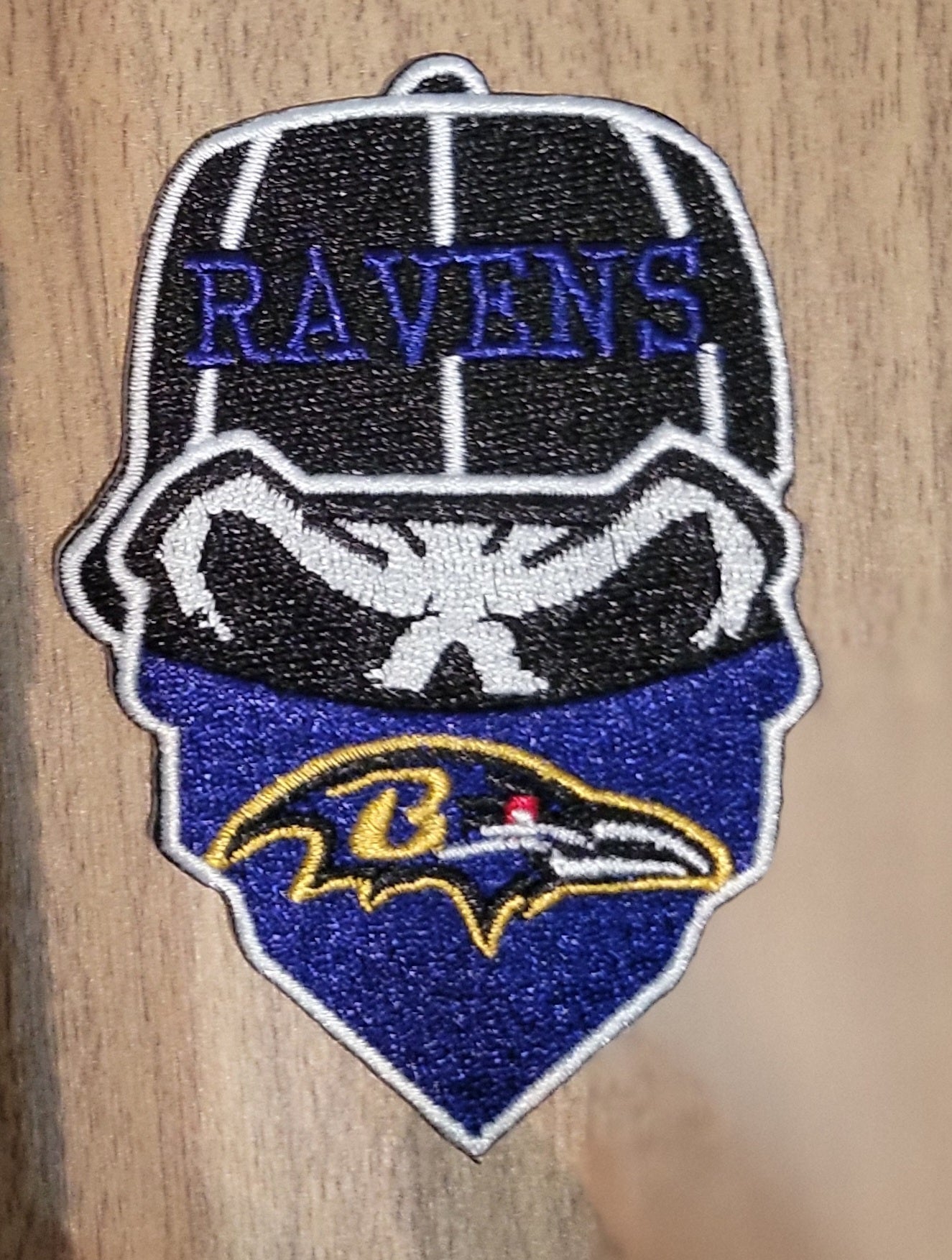 VDTFDW- Iron On Hat Patch- NFL- Baltimore Ravens 6